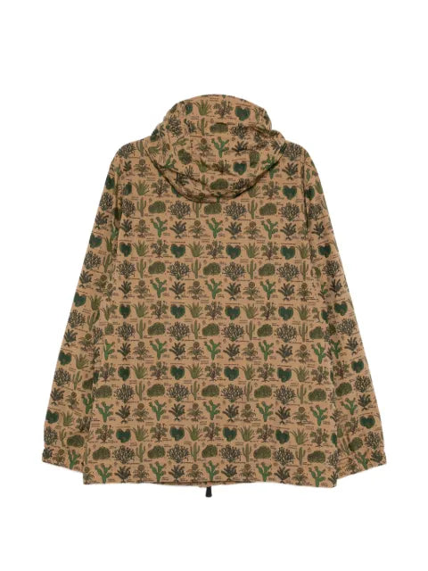 Moncler Grenoble logo-patched graphic-print jacket