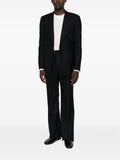 Spina herringbone-pattern single-breasted jacket